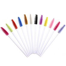 Disposable Color Bristle Black Mascara Wands Eyelashes